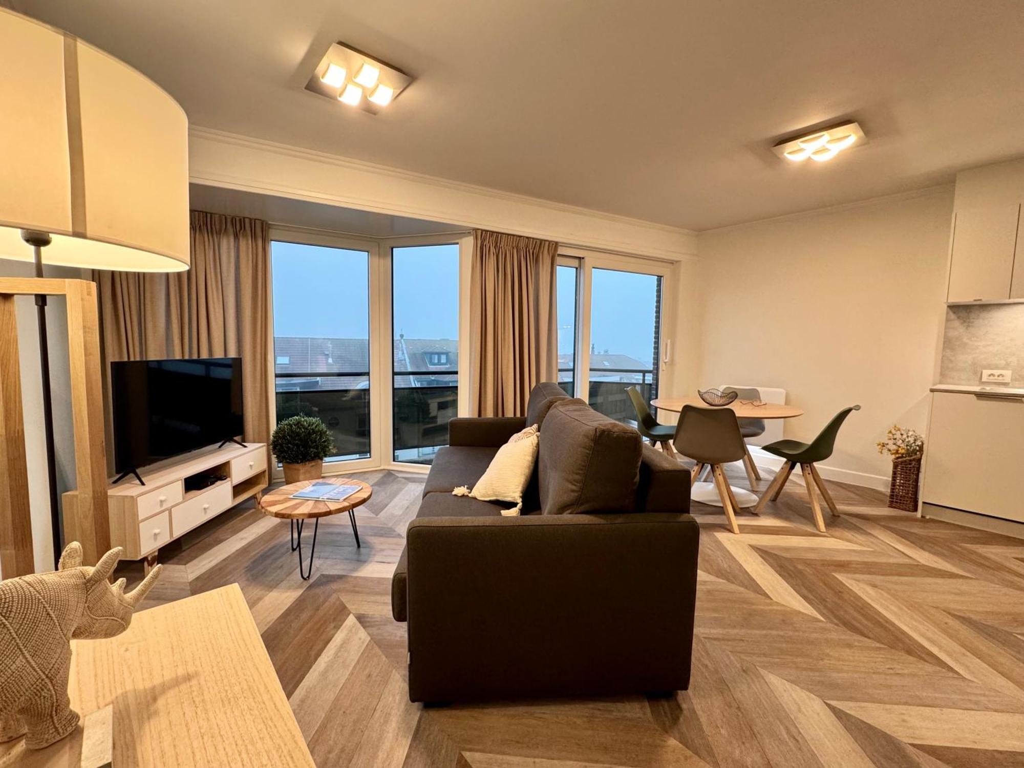 Cozy Panorama Flat By The Beach Knokke-Heist Bagian luar foto