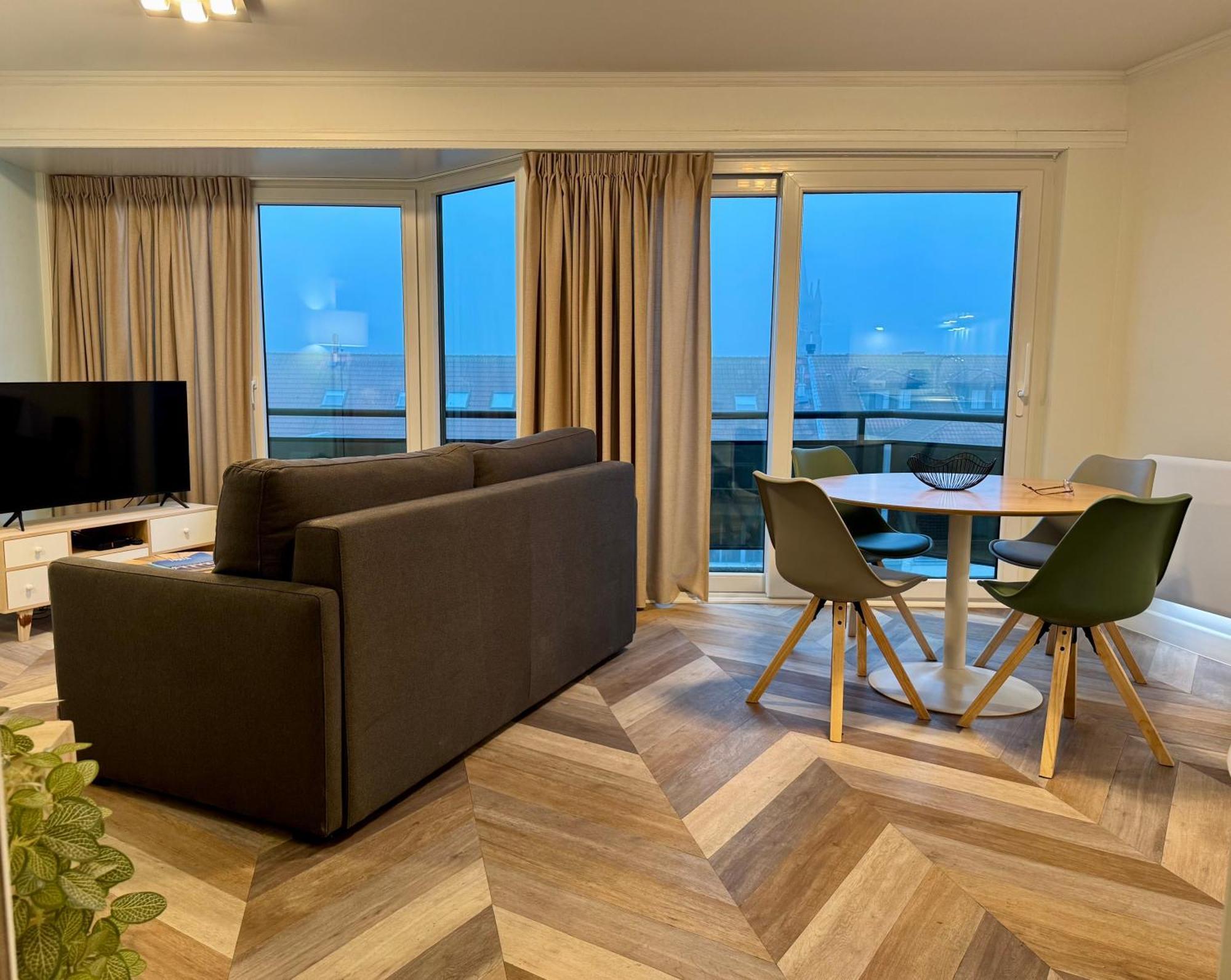 Cozy Panorama Flat By The Beach Knokke-Heist Bagian luar foto